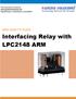 ARM HOW-TO GUIDE Interfacing Relay with LPC2148 ARM