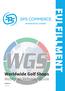 FULFILLMENT. Worldwide Golf Shops. WebForms Reference Guide. Volume 1
