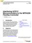 Interfacing HCS12 Microcontrollers to the MFR4200 FlexRay Controller