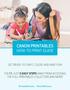 CANON PRINTABLES HOW-TO PRINT GUIDE