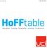 HoFFtable. education training hospitality meeting conference