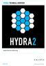 HYDRA2 TECHNICAL Overview