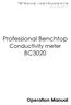 Professional Benchtop Conductivity meter BC3020