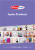 Junior Products. Manufacturers of Presentation, Display and Furniture Products