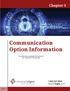 Communication Option Information