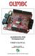 OLIMEXINO-5510 Development board USER S MANUAL. Revision A, July 2012 Designed by OLIMEX Ltd, 2012