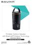 Portable Outdoor Speaker with Bluetooth Wireless Technology. Model Number: AOBS-0216 INSTRUCTION MANUAL