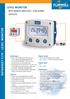 LEVEL MONITOR DATASHEET F170 - LEVEL MONITOR WITH ANALOG AND HIGH / LOW ALARM OUTPUTS