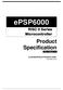 epsp6000 Product Specification RISC II Series Microcontroller DOC. VERSION 1.0