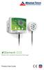 Element CO2 Wireless CO2, Humidity & Temperature Data Logger. Product User Guide