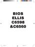BIOS ELLIS C6598 &C6560