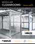 CLEANROOMS MODULAR PRODUCT CATALOG FEATURING: PRODUCTS. Simplex Isolation Systems Miller Avenue Fontana, California 92336