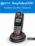 Amplidect350. Amplified Cordless Telephone. English