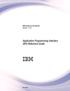 IBM Spectrum Accelerate Version Application Programming Interface (API) Reference Guide IBM SC