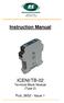 Instruction Manual. ICENI/TB-02 Terminal Block Module (Type 2) Pub_ Issue 1