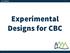 Webinar Experimental Designs for CBC