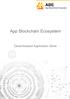App Blockchain Ecosystem. Decentralized Application Store