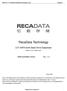 Shenzhen RecaData Technology Co.,Ltd. RecaData Technology. 2.5 SATA Solid State Drive Datasheet. (Based on SLC NAND Flash) RDM-S25SMN-XXX20 Ver.: 1.