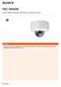 SNC-EM642R. Outdoor ruggedised minidome Full HD IP Network Camera with IR (E-Series) Overview SNC-EM642R 1
