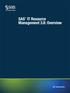 SAS IT Resource Management 3.8: Overview