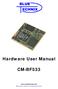 Hardware User Manual CM-BF Maximum Power at Minimum Size