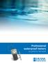 Professional waterproof meters. ph, ph/ise, EC/TDS and DO