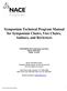 Symposium Technical Program Manual for Symposium Chairs, Vice Chairs, Authors, and Reviewers