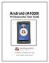 Android (A1000) Y4 Classrooms: User Guide