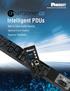 Intelligent PDUs. Best in Class Outlet Density Optimal Form Factors Superior Reliability