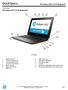 QuickSpecs. Overview HP ProBook x G2 EE Notebook PC. HP ProBook x G2 EE Notebook PC. Front Right