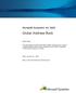 Global Address Book. Microsoft Dynamics AX White Paper