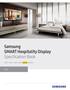 Samsung SMART Hospitality Display