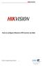 How to configure Hikvision LPR Function via Web