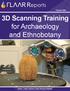 3D Scanning Training for Archaeology and Ethnobotany