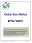 Quick Start Guide. DVC Family