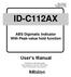 ID-C112AX. ABS Digimatic Indicator With Peak-value hold function. User s Manual