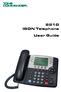 8810 ISDN Telephone User Guide