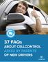 37 FAQs ABOUT CELLCONTROL ASKED BY PARENTS OF NEW DRIVERS