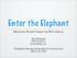 Enter the Elephant. Massively Parallel Computing With Hadoop. Toby DiPasquale Chief Architect Invite Media, Inc.