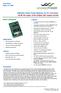QBK020A Series Power Modules; DC-DC Converters Vdc Input; 12Vdc Output; 20A Output Current. RoHS Compliant. Data Sheet March 27, 2008.
