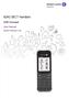 8242 DECT Handset. OXO Connect. User Manual. 8AL90311USADed