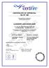 CERTIFICATE OF APPROVAL No CF 188 LEADERFLUSH SHAPLAND