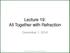 Lecture 19: All Together with Refraction