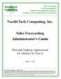 NorthClark Computing, Inc. Sales Forecasting Administrator s Guide