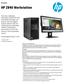 HP Z840 Workstation. Datasheet. HP recommends Windows 10 Pro.