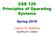 CSE 120 Principles of Operating Systems
