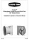 Turbo Fiberglass Cone Fan and Grill Fan 36 Direct Drive. Installation & Operator s Instruction Manual