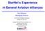 StarNet s Experience in General Aviation Alliances