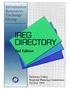 INFORMATION RESOURCES EXCHANGE GROUP DIRECTORY. 2nd EDITION