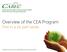 Overview of the CEA Program First in a six-part series
